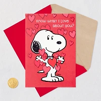 Peanuts® Love Everything About You Valentine's Day Card for only USD 2.99 | Hallmark