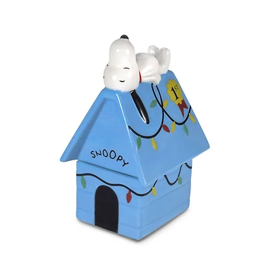 Peanuts® Snoopy on Holiday Doghouse Salt and Pepper Shakers, Set of 2 for only USD 22.99 | Hallmark