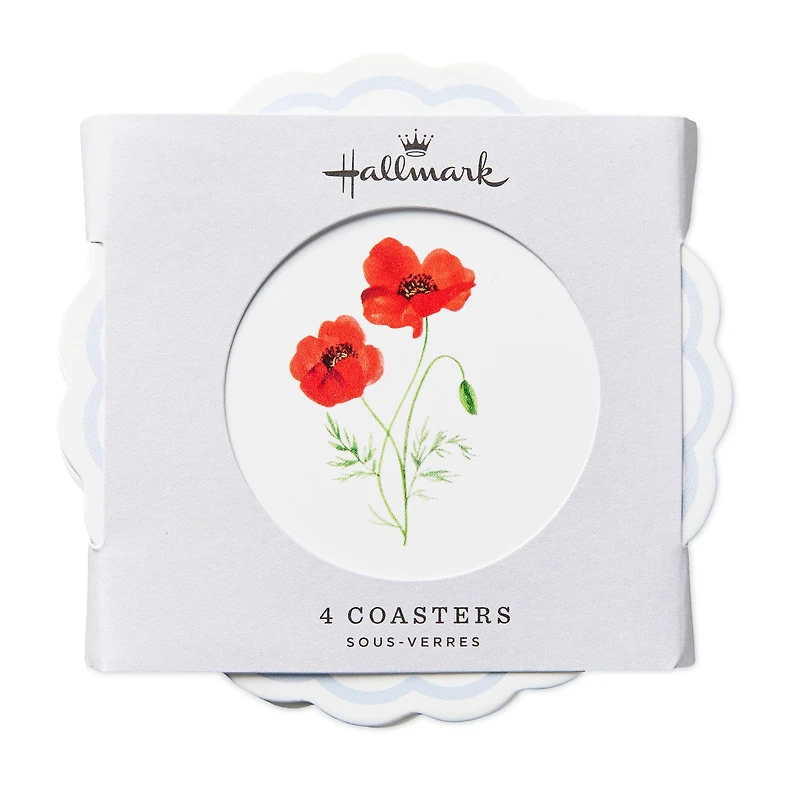 Floral Scalloped Coasters, Set of 4 for only USD 24.99 | Hallmark