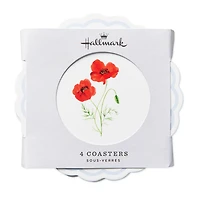Floral Scalloped Coasters, Set of 4 for only USD 24.99 | Hallmark