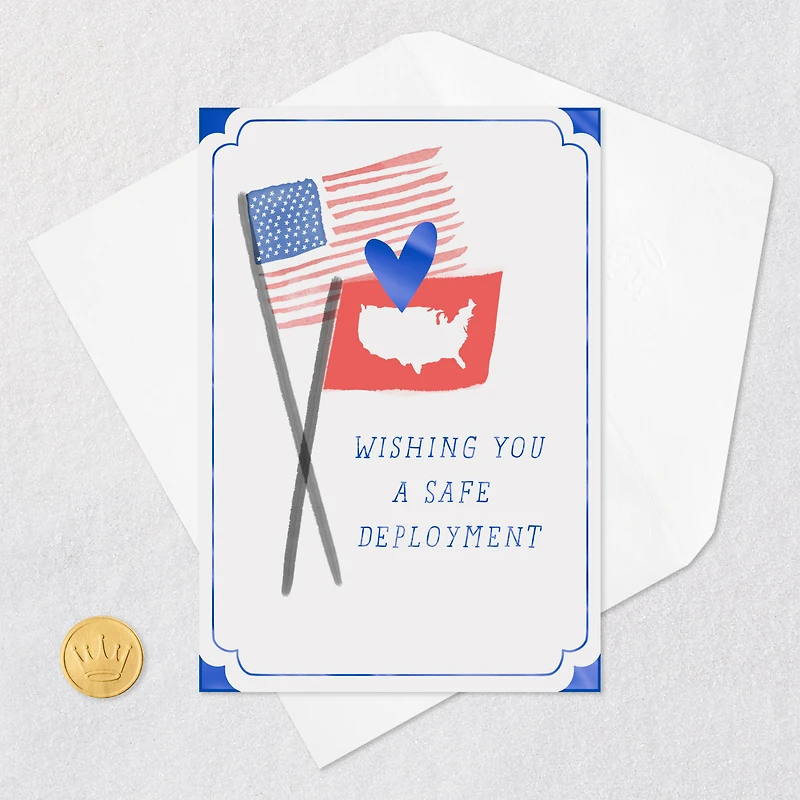 Wishing You a Safe Deployment Military Goodbye Card for only USD 2.99 | Hallmark