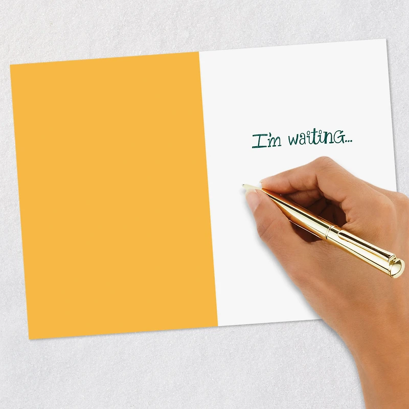 I'm Waiting Funny Thanksgiving Card for only USD 3.69 | Hallmark