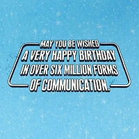 Star Wars™ R2-D2™ and C-3PO™ Droid Tune Funny Musical Birthday Card for only USD 7.99 | Hallmark