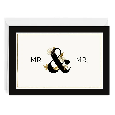 Black & Gold Custom Wedding Card for only USD 4.99 | Hallmark