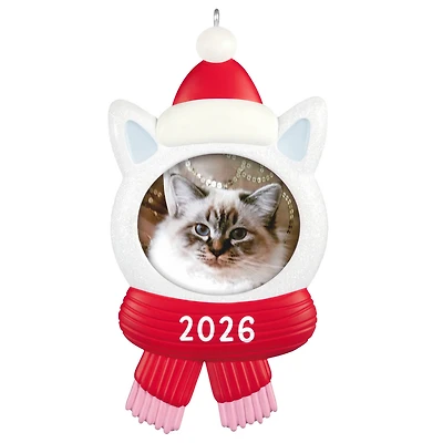 Snow Cat 2026 Photo Frame Ornament for only USD 19.99 | Hallmark