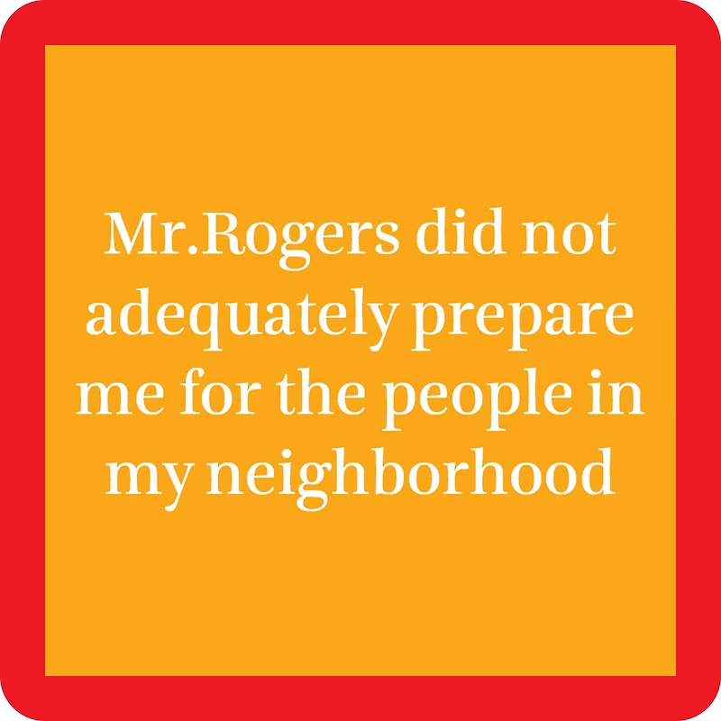 Drinks on Me Mr. Rogers Funny Coaster for only USD 4.99 | Hallmark