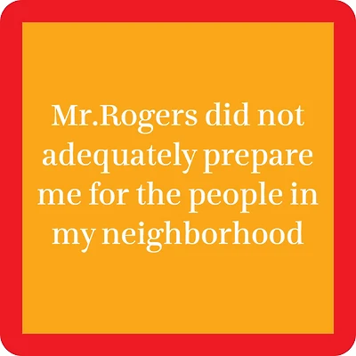 Drinks on Me Mr. Rogers Funny Coaster for only USD 4.99 | Hallmark