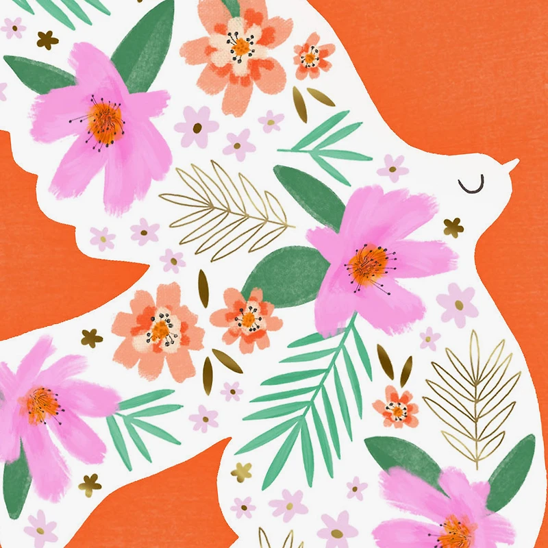 Floral Dove Blank Card for only USD 2.99 | Hallmark