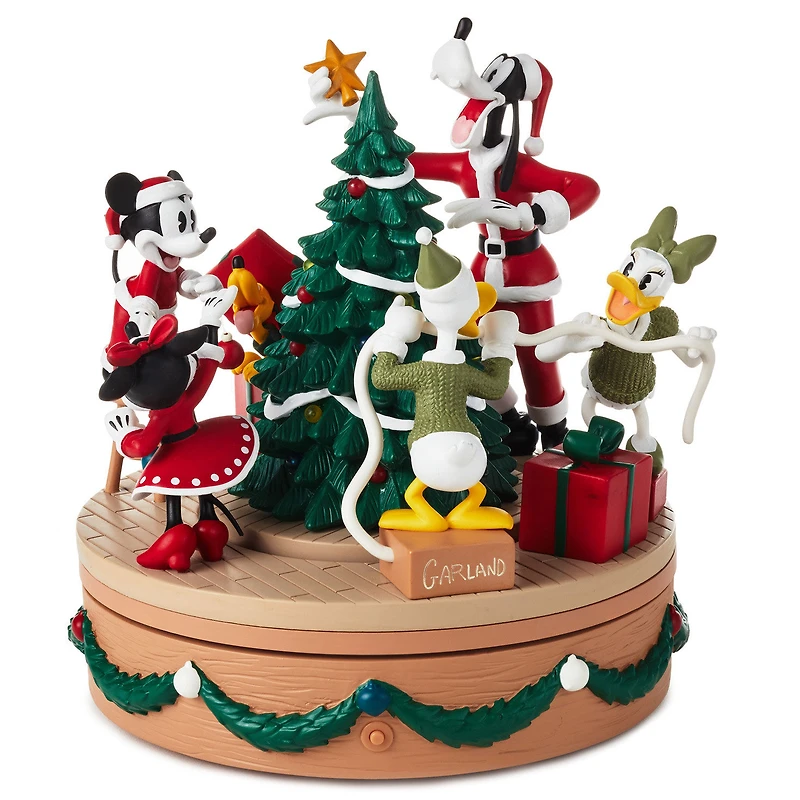 Disney Mickey Mouse and Friends Christmas Musical Figurine With Light and Motion for only USD 164.99 | Hallmark