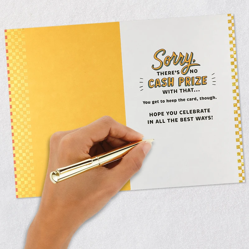 Sorry, No Cash Prize Funny Father's Day Card for Dad for only USD 5.59 | Hallmark
