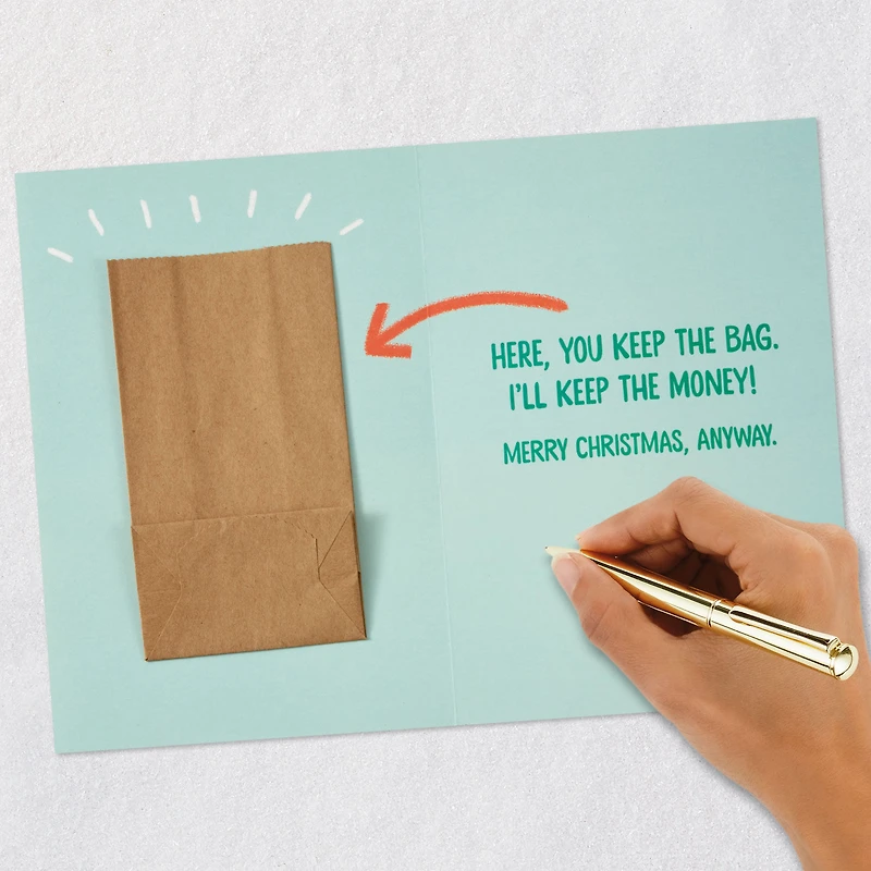 Bag Full of Money Gag Gift Christmas Card for only USD 5.99 | Hallmark