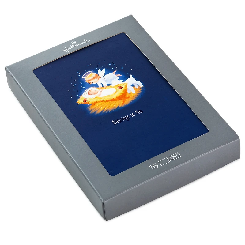 Little Angel and Baby Jesus Boxed Christmas Cards, Pack of 16 for only USD 12.49 | Hallmark