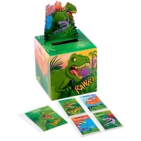 Dinosaur Rawr Kids Classroom Valentines Set With Cards, Stickers and Mailbox for only USD 14.99 | Hallmark
