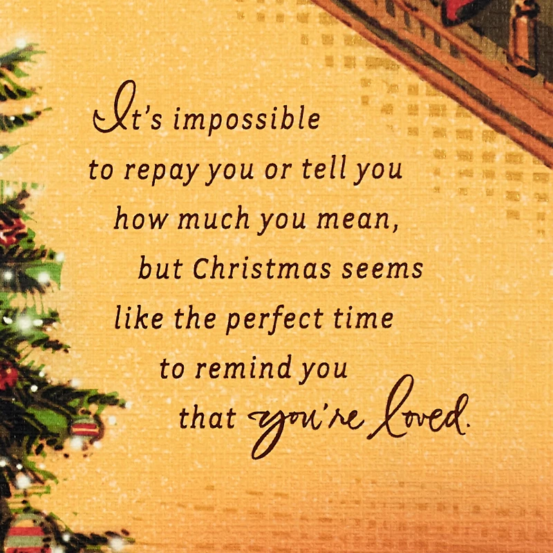 Home, Family, Love Christmas Tree Christmas Card for Dad for only USD 5.59 | Hallmark