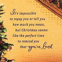 Home, Family, Love Christmas Tree Christmas Card for Dad for only USD 5.59 | Hallmark