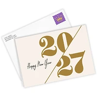 Gold 2027 Custom New Year Card for only USD 4.99 | Hallmark