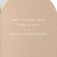 Many More Years of Love Anniversary Card with Hangable Art for only USD 12.99 | Hallmark