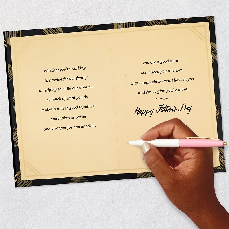 I Love the Man You Are Romantic Father's Day Card for only USD 5.99 | Hallmark