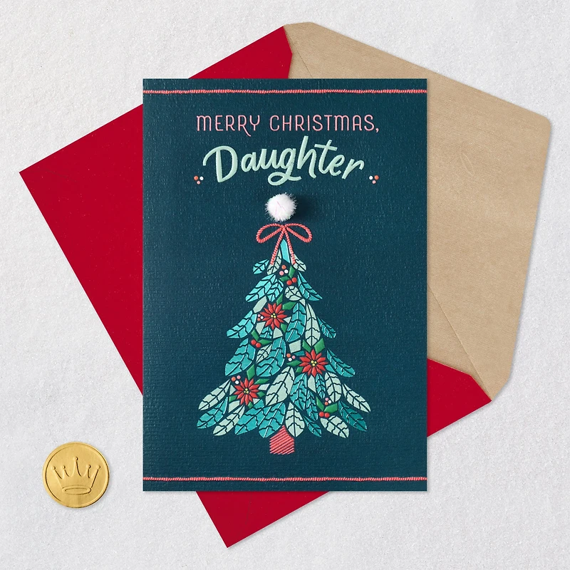 So Lucky to Have You in My Life Christmas Card for Daughter for only USD 5.99 | Hallmark