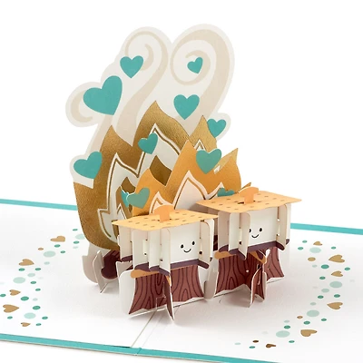 S'mores Campfire Pop-Up Love Card for only USD 12.99 | Hallmark