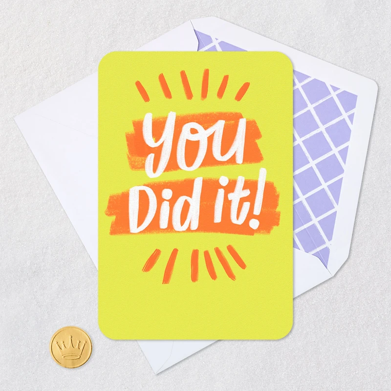 You Did It Congratulations Card for only USD 2.99 | Hallmark