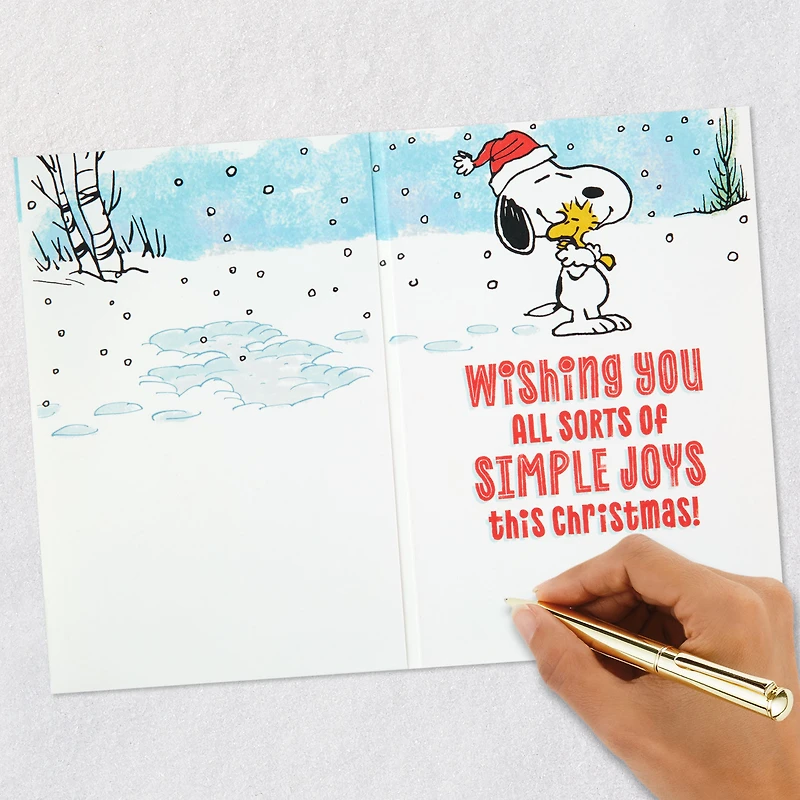 Peanuts® Snoopy Snow Angel Musical Christmas Card With Motion for only USD 9.59 | Hallmark