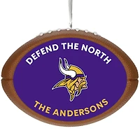 NFL Minnesota Vikings Football Personalized Ornament, Custom Text for only USD 30.99 | Hallmark