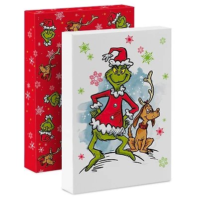 Dr. Seuss's How the Grinch Stole Christmas!™ Red and White 4-Pack Medium Christmas Gift Boxes for only USD 6.99 | Hallmark