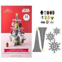 Star Wars™ Hallmark Countdown Calendar Paper Tree Set With 12 Mini Ornaments for only USD 34.99 | Hallmark