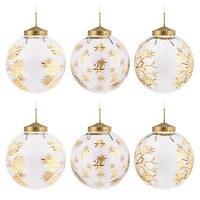 Signature Gold-Etched Glass Hallmark Ornaments, Set of 6 for only USD 40.49 | Hallmark