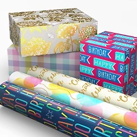 All-Occasion 6-Pack Wrapping Paper Assortment, 180 sq. ft. for only USD 29.99 | Hallmark