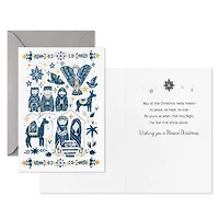 Folk Art Manger Scene Boxed Christmas Cards, Pack of 16 for only USD 12.49 | Hallmark