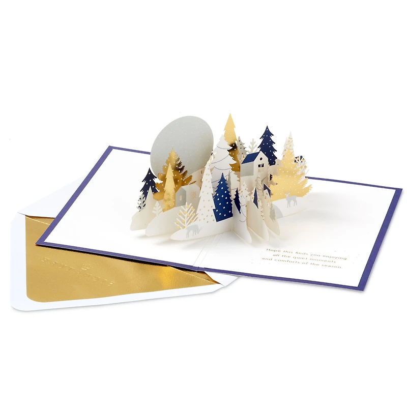 Quiet Moments and Comfort 3D Pop-Up Holiday Card for only USD 12.99 | Hallmark