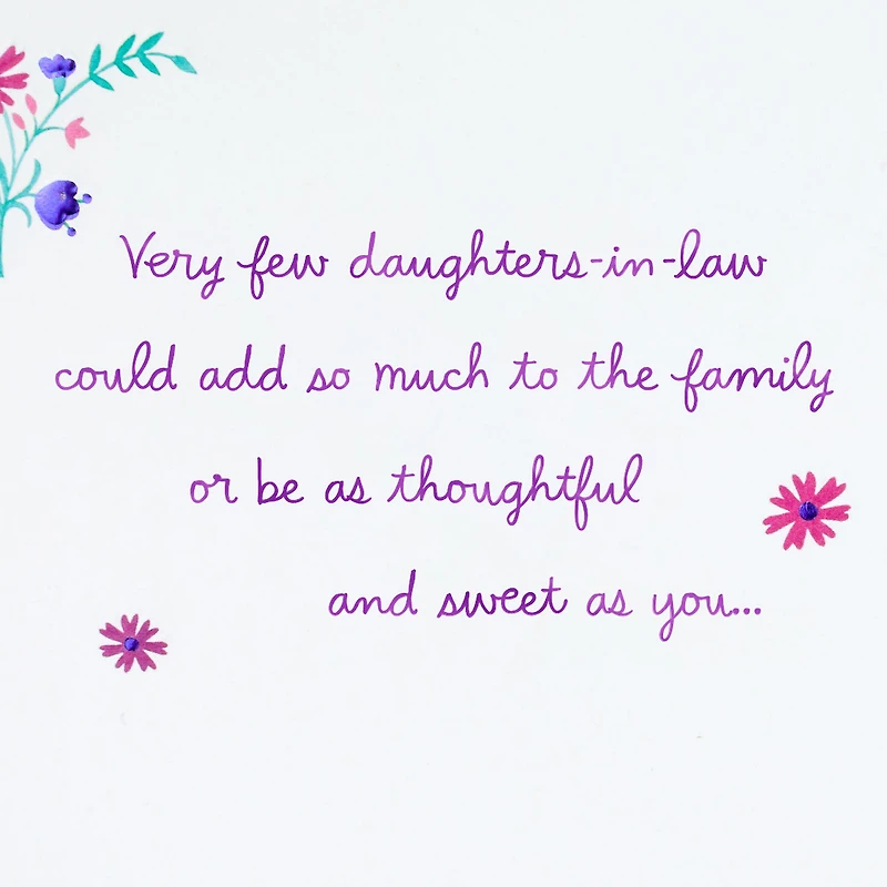 You Add So Much to Our Family Birthday Card for Daughter-in-Law for only USD 4.99 | Hallmark