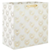 15" Gold Hearts on White Extra-Deep Gift Bag for only USD 5.99 | Hallmark