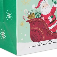 15" Retro Santa and Reindeer Extra-Deep Christmas Gift Bag for only USD 5.49 | Hallmark