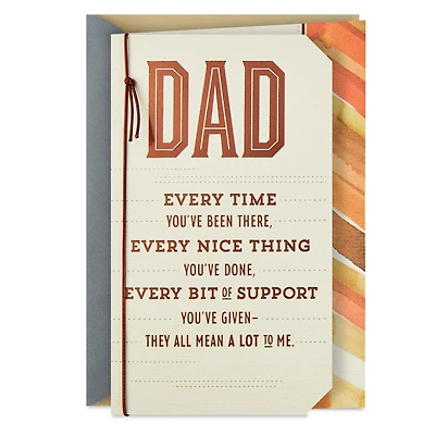 You're Always There for Me Father's Day Card for Dad for only USD 5.99 | Hallmark