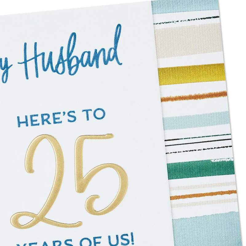 Adventures and Memories 25th Anniversary Card for Husband for only USD 5.99 | Hallmark