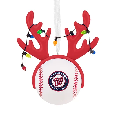 MLB Washington Nationals™ Reindeer Baseball Hallmark Ornament for only USD 12.99 | Hallmark