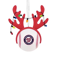 MLB Washington Nationals™ Reindeer Baseball Hallmark Ornament for only USD 12.99 | Hallmark