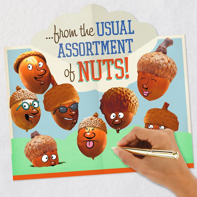 Squirrel and Nuts Funny Pop-Up Boss's Day Card From All for only USD 3.99 | Hallmark