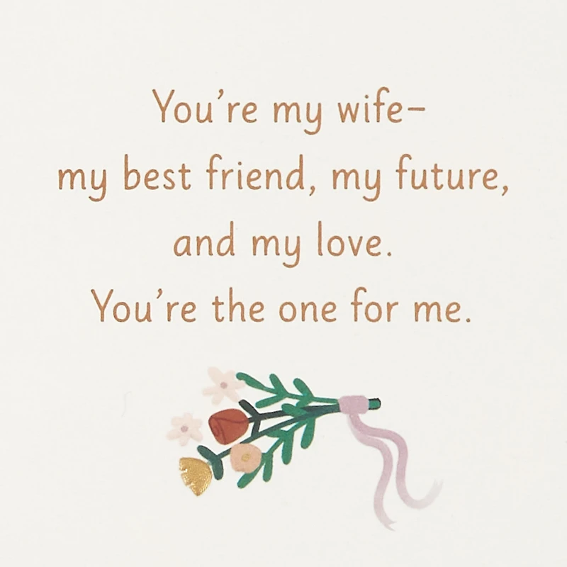 You're the One for Me Anniversary Card for Wife From Husband for only USD 7.99 | Hallmark