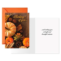 Autumn Pumpkins and Leaves Thinking of You Cards, Pack of 6 for only USD 4.99 | Hallmark