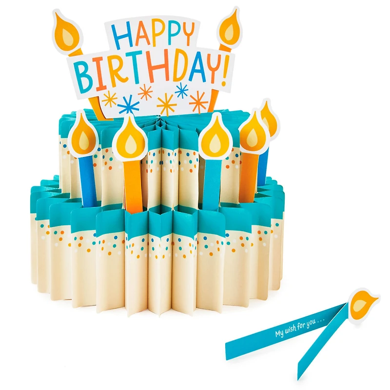 Happy Birthday Cake 3-D Pop-Up Honeycomb Centerpiece for only USD 16.99 | Hallmark