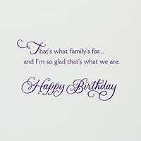I'm So Glad We're Family Birthday Card for Sister for only USD 7.99 | Hallmark