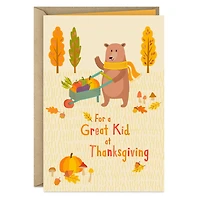 A Harvest of Happiness Thanksgiving Card for Kids for only USD 2.00 | Hallmark