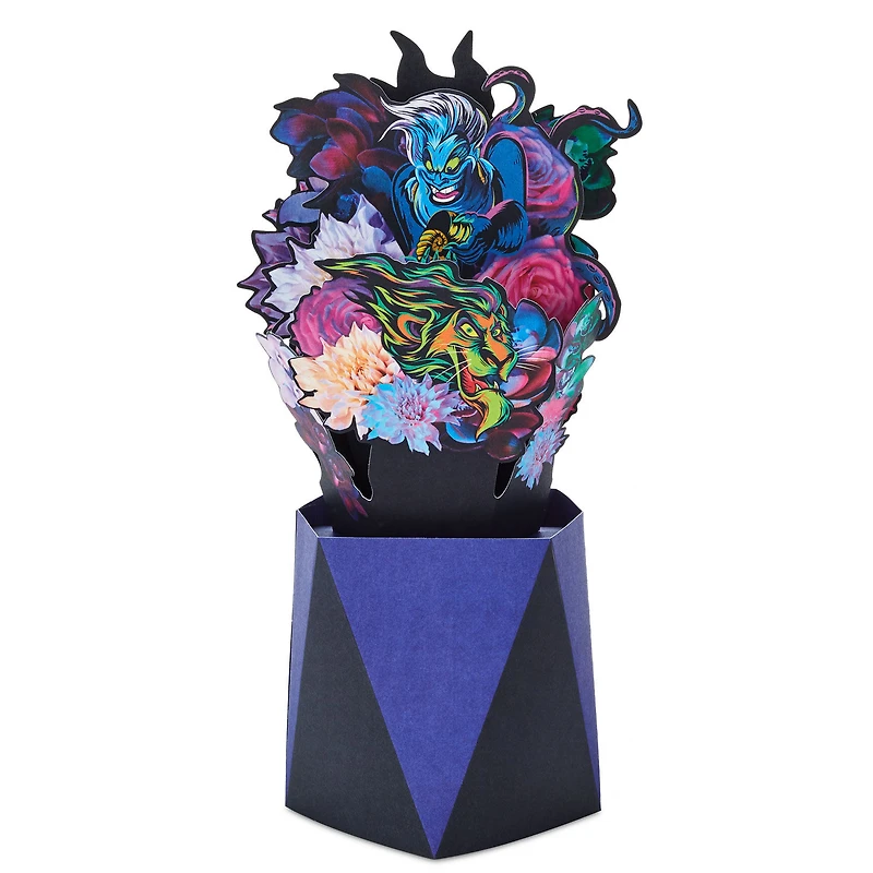 Disney Villains Floral Bouquet Pop-Up Card for only USD 8.99 | Hallmark