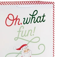 20" Oh What Fun Santa Jumbo Christmas Gift Bag for only USD 5.99 | Hallmark