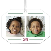 Two-Photo Metal Personalized Ornament, Custom Photo and Text for only USD 17.99 | Hallmark