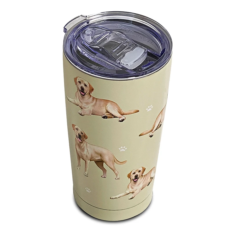 E&S Pets Yellow Labrador Stainless Steel Tumbler, 20 oz. for only USD 24.99 | Hallmark